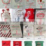 Wholesale Christmas Canvas Santa Sack With Red Drawstring thumbnail-6
