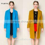 New Arrival Lovely Blue Wool Coats for Women for 2015 Winter Ladies Coats and Jackets thumbnail-1