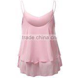 Chiffon Camisole2017 Women Different Size for Choice & off Shoulder Printed Geometric More Colors for Choice Sold By PC thumbnail-2