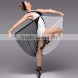 2015 Girl's Elegent Long Ballet Dance Tutu-contemporary &Lyrical Black and White Chiffon Dress thumbnail-1