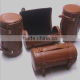 Vintga Brown Leather Jewelry Packing Box