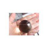 35mm Light Smokey Crystal Spheres, Crystal Balls thumbnail-2