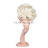 Large Stocks! White Short Hair Wig, Short White Cosplay Wig, Fashion Spiky Hair Wigs thumbnail-5