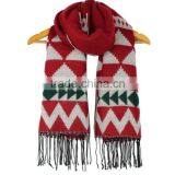 Women Geometric Winter Scarf Christmas Festival Scarf RL-245 thumbnail-3