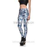 Blue Mosaic Jogging Legging /morning xg Yoga Capris Plus Size Athletic High Waist Yoga Pants