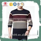 Cheap Custom Long Sleeve Men Striped 60% Cotton 40% Polyester T-shirts Printing thumbnail-1
