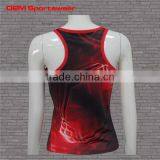 Polyester High Quality Womens Sports Tank Top thumbnail-4