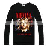 Rock Cotton Long Sleeve Shirt,t Shirt Screen Printing,bulk t Shirt Printing thumbnail-1