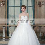 ED Fashion Appliques Pearls Beaded Sweetheart Tiered Puffy Ball Gowns Tulle Wedding Dresses