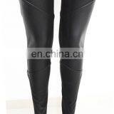Wholesale Stretch Leather Leggings Stretch Pants Genuine Leather Pants for Women thumbnail-3