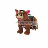 HI Brown Little Donkey Battery Operated Electric Animal Ride for Mall thumbnail-1
