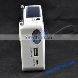 RD-369 Fashion Design Portable Mini Weather Solar Radio With LED Flashlight thumbnail-4
