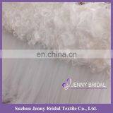 TC158B White Organza Tulle Types of Table Decoration Jaquard Tablecloth thumbnail-3