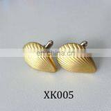 New Product 2015 Fashion Blank Cufflinks Gold or Silver Shell Cufflinks Custom Made Cufflinks thumbnail-1