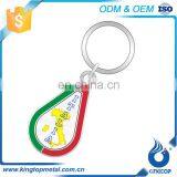 Customize Ornament Heart Shape Anti-Rape Key Shaped Pendant Chain Keychain thumbnail-3