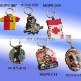 Factory Supply Custom Shaped Metal Keyring