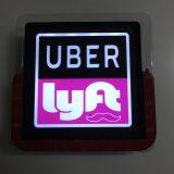12 x 12cm Chargeable LED Light Car Sticker for UBER LYFT Car Service thumbnail-1