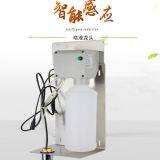 Dispensador de jabón de cerámica blanca para manos automático con espuma