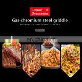 Commercial Restaurant Kitchen Stainless Steel Flat Plate Gas Grill Griddle thumbnail-4