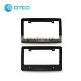 Custom License Plate Frames Red White Amber Built In Led Strip Led Light Black License Plate Frame thumbnail-3