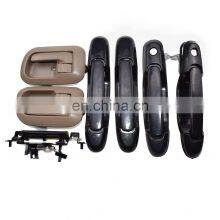 Beige Interior Inside Exterior Outside Door Handles Set For 98-03 Toyota Sienna thumbnail-1