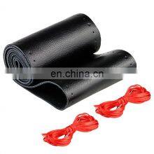 Car Silicone Steering Wheel Cover Disposable Steering Wheel Cover 17 Inch Steering Wheel Cover Diy Genuine Leather Cowhide Braid thumbnail-4