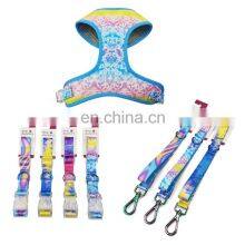 Laser Pattern Dog Harness and Leash Set Fashionable and Durable Dog Vest and Leash Set