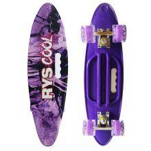 4 Wheels Cheap Mini Plastic Cruiser Desk Skateboard for Adults With LED thumbnail-4