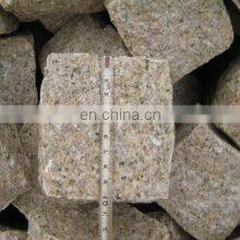Natural Stone Outdoor Floor Tile Yellow Granite Cube 10x10x10cm Cube thumbnail-3