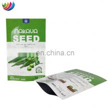 Custom Printing Smell Proof Clear vacuum Plastic Mylar Stand Up Zipper child proof mylar bags with Logo for nuts seeds packaging