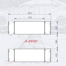 VICO On Ground Install / Ultra Thin Scissor Car Lift for Sale # V-JSXB-A-3530 thumbnail-4