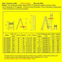 2 IN 1 Multipurpose Telescopic Ladder thumbnail-3