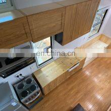 Tiny House On Wheel Modern Prefab Caravan Small Prefabricated 20ft Home Trailer House Rent thumbnail-3