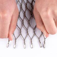 Custom Bird Aviary Enclosure 316 Stainless Steel Wire Rope Mesh Woven Zoo Mesh thumbnail-4