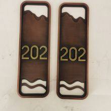 Metal Relief Gently Steps Over the Safety Sign Indicating 