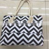 BEACH Canvas Tote Handbag 2014 thumbnail-1