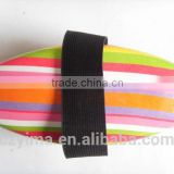 rainbow stripe horse body brush with nylon strap