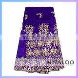 Mitaloo Gold George Fabric For Wrappers New Design George Lace MGP0047 thumbnail-2