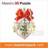 6PCS New Year Ornament 3d Puzzle Christmas Ornament thumbnail-1