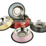 STAINLESS STEEL ANTISKID DOG BOWL/PET BOWL/FEEDER thumbnail-1