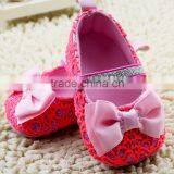 Baby Shoes Bowknot Baby Shoes Pink Color Girl Shoes Cheap Children Shoes thumbnail-2