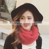 2016 New Style Ladies Fashion Circle Wool Plain Knitted Taiwan Magic Scarf thumbnail-4