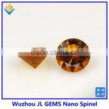 Synthetic Round Nano Spinel Loose Yellow Spinel Stone for Wax Setting thumbnail-3