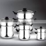 12pcs Aluminum Sanding Saucepot Cookware Set