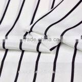 Stripes Printed 16mm Crepe de Chine Fabric in 100% Silk thumbnail-4