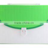 Stationery Office Use A4/FC Colorful Transparent Plastic Wallet PP Folding Plastic Wallet thumbnail-2