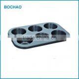 0.45mm Thickness Nonstick Xyflon Coating 6 Cups Muffin Pans Bakeware thumbnail-1