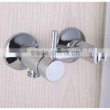 Brass Shower Faucet With Holder, Chrome Finsih and Wall Mounted thumbnail-1