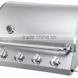 4 Main Burner 45 Degree Inclined Panel Built in Gas Barbecue
