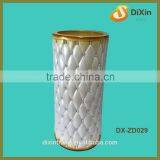 Custom high glossy modern decorative resin vase